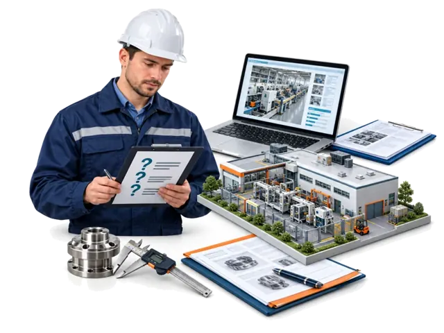 Online research guiding an independent on-site factory inspection and product checks before an order.